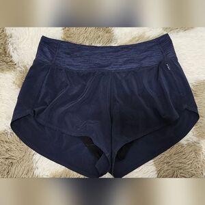 Outdoor Voices Hudson Line Shorts Women Large Navy  2.5” Inseam